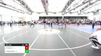 75-I lbs Quarterfinal - John Anthony Fenuto, Seagull Wrestling Club vs Harry Rondinelli, Bitetto Trained Wrestling