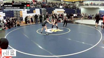 105 lbs. Cons. Round 5 - Jade Weiss, DeKalb vs Annabelle Mueller, Hampshire