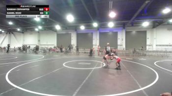 43 lbs 3rd Place - Damian Cervantes, Madera WC vs Daniel Rojo, Reign WC