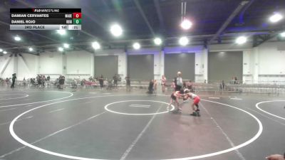 43 lbs 3rd Place - Damian Cervantes, Madera WC vs Daniel Rojo, Reign WC