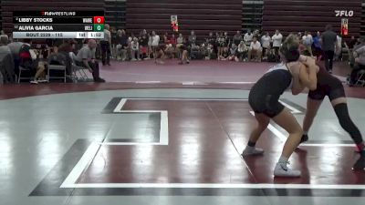 115 lbs Cons. Round 3 - Alivia Garcia, West Liberty vs Libby Stocks, Waterloo West