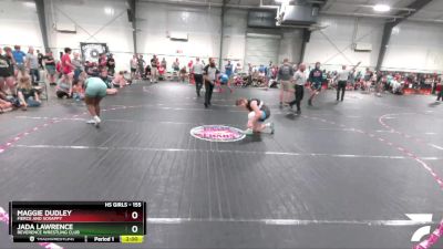 155 lbs Round 1 - Maggie Dudley, Fierce And Scrappy vs Jada Lawrence, Reverence Wrestling Club