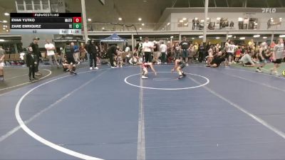 52 lbs Round 2 (6 Team) - Zane Enriquez, Takedown Elite vs Evan Yutko, Mat Assassins Black