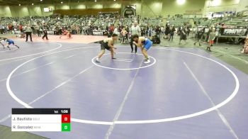 190 lbs Quarterfinal - Jacob Rex Bautista, Gold Rush Wrestling vs Ruben Gonzalez, Nevada Elite