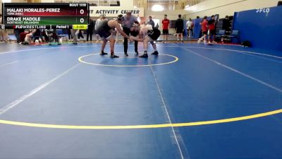 285 lbs Cons. Round 3 - Malaki Morales-Perez, York (Neb.) vs Drake Madole, Northeast Oklahoma