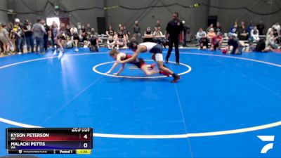 106 lbs Semifinal - Kyson Peterson, WA vs Malachi Pettis, WA