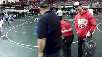 62 lbs Quarterfinal - Cooper Sadlo, Amherst Wrestling Club vs Oaklee Nolan, Boone Central