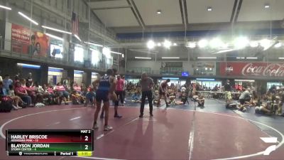 126 lbs Placement Matches (16 Team) - Harley Briscoe, Assassins Pink vs Blayson Jordan, Storm Center