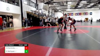 197 lbs Cons. Round 4 - Geoffry Kaminsky, Ohio Wesleyan University vs Damien Rodriguez, Indiana Tech