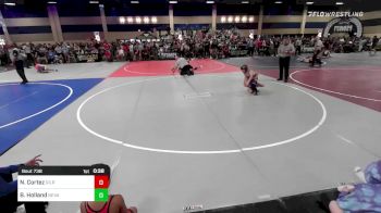 65 lbs Consi Of 8 #1 - Nehemiah Cortez, Gilroy Hawks vs Brandon Holland, Nevada Elite