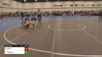 132 lbs Consolation - Mark Metz, GA vs Trenton Campos, VA