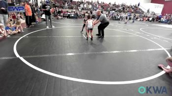 43 lbs Consi Of 8 #2 - Kross Kemble, Ponca City Wildcat Wrestling vs Navy Simunek, Blackwell Wrestling Club