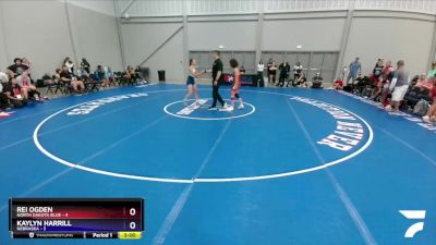 117 lbs Round 2 (6 Team) - Rei Ogden, North Dakota Blue vs Kaylyn Harrill, Nebraska