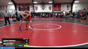 132 lbs Quarterfinal - Lawsin Sinnwell, Solon vs Nolan Howell, Clear Creek-Amana