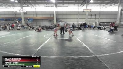 70 lbs Round 2 - Nevaeh Smith, Mountain Man Wrestling Club vs Adalynn Cornu, Idaho Gold Wrestlling