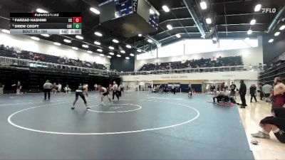 184 lbs Quarterfinal - Farzad Hashimi, Cerritos College vs Drew Croft, Cuesta College
