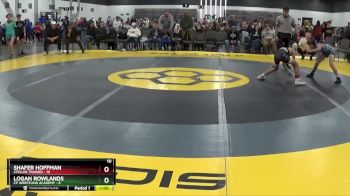 85 lbs Quarterfinals (8 Team) - Shafer Hoffman, Steller Trained vs Logan Rowlands, CP Wrestling Academy