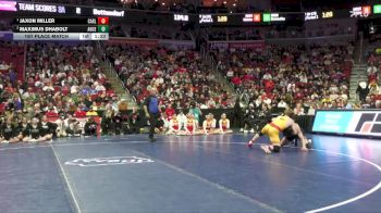 3A-175 lbs 1st Place Match - Jaxon Miller, Carlisle vs Maximus Dhabolt, Ankeny Centennial