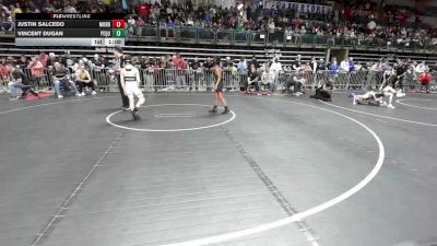 75 lbs Round Of 16 - Justin Salcedo, Morris Hills Wrestling Club vs Vincent Dugan, Pequannock