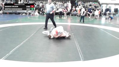 81 lbs Rr Rnd 1 - Maddox Wilson, CT Whale Orca - ESE vs Griffin Doroshenko, Mat Assassins White - ESE