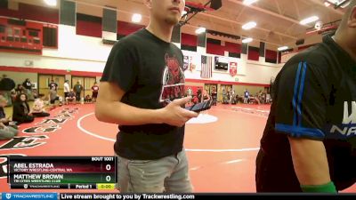 73 lbs Round 1 - Matthew Brown, Tri Cities Wrestling Club vs Abel Estrada, Victory Wrestling-Central WA