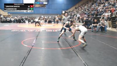 3 - 126 lbs Champ. Round 1 - Graydon Martin, Staunton River vs Cameron Kie, Skyline