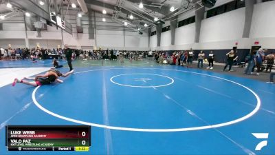 140 lbs 1st Place Match - Valo Paz, NXT Level Wrestling Academy vs Luke Webb, Apex Grappling Academy