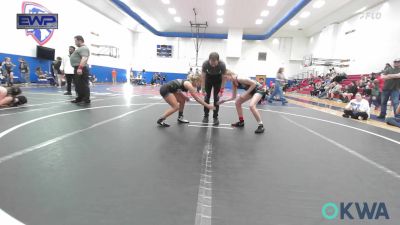 110 lbs Rr Rnd 5 - Jadyn Walker, Harrah Little League Wrestling vs Taylor Marlow, Smith Wrestling Academy