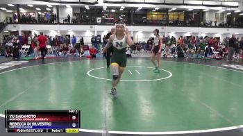117 lbs Quarterfinal - Rebecca Di Silvestro, Carthage College vs Yu Sakamoto, Northern Michigan University