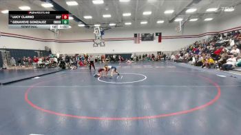 125 lbs Semifinal - Lucy Clarno, Dripping Springs High School vs Genaveve Gonzalez, El Paso Eastwood