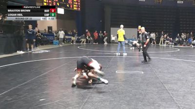 133 lbs Round Of 32 - Braxton Brown, Maryland vs Logan Heil, Campbell