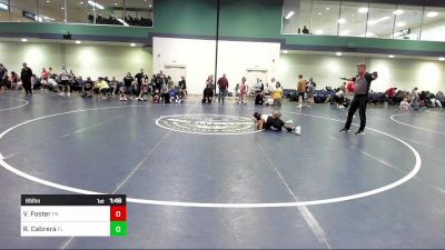 65 lbs Semifinal - Vincent Foster, PA vs Rj Cabrera, FL