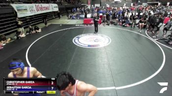 157 lbs Placement Matches (16 Team) - Israel Sanchez, KTWA-FR vs Abdulazis Abdybekov, BAWA-FR