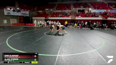 215 lbs Semis (4 Team) - Slade McBride, Katy Jordan vs Amin Elahmadi, Dallas Highland Park