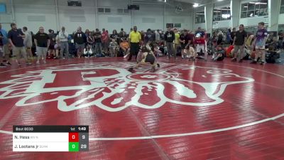 139 lbs Round 3 - Noah Hess, WV North Central Elite - Vengeance vs Jacob Lootans Jr, Olympia National