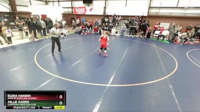 62+ Cons. Round 1 - Elena Hansen, Aviator Wrestling Academy vs Millie Harris, Champions Wrestling Club