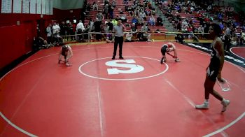 114 lbs Cons. Round 4 - Caleb Pickrel, Meyersdale Area Hs vs Knorth Drury, Ligonier Valley Hs