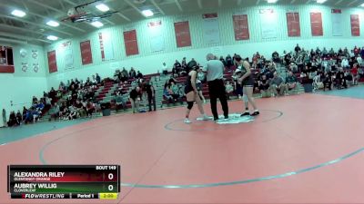 145 lbs Semifinal - Aubrey Willig, Cloverleaf vs Alexandra Riley, Olentangy Orange