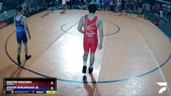 132 lbs Quarterfinal - Sawyer Keinonen, Oregon vs Steven Burlingham Jr., Nevada