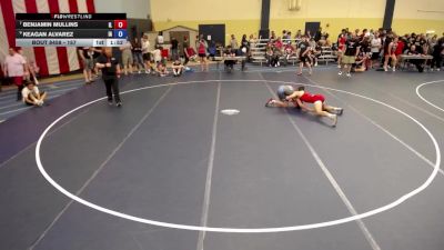 157 lbs Cons. Round 2 - Benjamin Mullins, IL vs Keagan Alvarez, IA