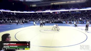 I-131 lbs Quarterfinal - Vincent Tripaldi, Iona Prep vs Michael Giugliano, Miller Place