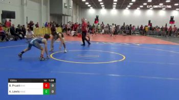 106 lbs Round Of 16 - Brady Pruett, Blue Claw W.C. (White) vs Aiden Lewis, Team Nauman Green