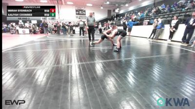 99-107 lbs Rr Rnd 3 - Imirah Steinbach, Wyandotte vs Aaliyah Coombes, Wyandotte Youth Wrestling