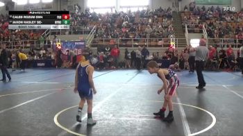 65 lbs Cons. Round 2 - Caleb Rozum SW4, Pursuit vs Jaxon Hasley SE-, Warren Youth Wrestling Club