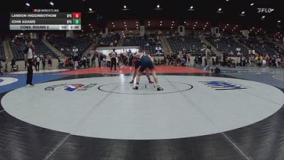 125 lbs Cons. Round 2 - John Adams, Brewton-Parker (GA) vs Landon Higginbothom, Brewton-Parker (GA)