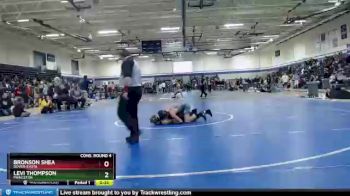106 lbs Cons. Round 4 - Bronson Shea, Dover-Eyota vs Levi Thompson, Princeton