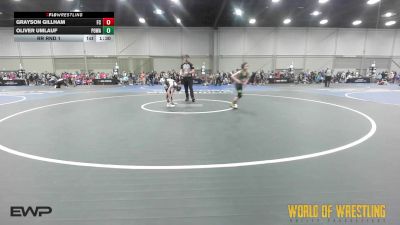 65 lbs Rr Rnd 1 - Grayson Gillham, Full Circle 9U vs Oliver Umlauf, POWA 9U