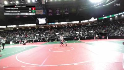 54 lbs Champ. Round 1 - Talia Weaver, XGWA vs Ruby Crissman, MBF1