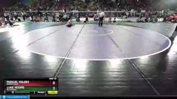 4A 138 lbs Quarterfinal - Manuel Valdez, Bishop Kelly vs Luke Moore, Blackfoot