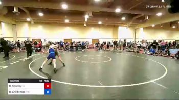 51 lbs Round Of 16 - Reid Spurley, Wisconsin vs Brodie Christmas, Ironclad Wrestling Club